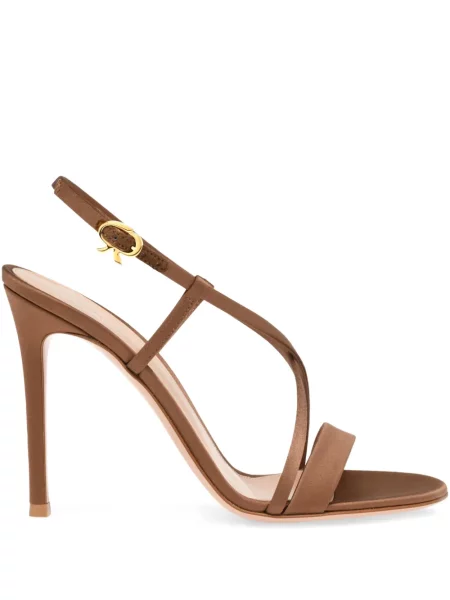 Sandale Gianvito Rossi slingback maro
