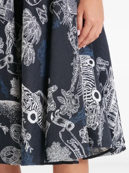 Fustă Temperley London albastru