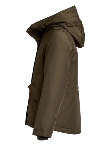 Geacă Woolrich cu glugă verde