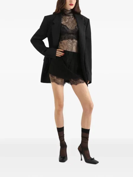 Top Dolce & Gabbana din dantelă negru