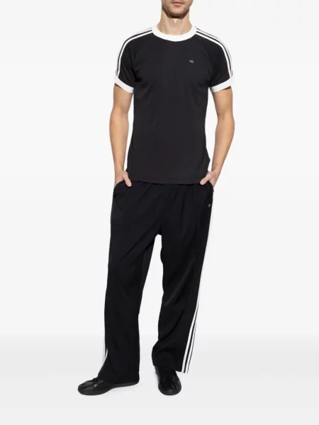 Tricou Adidas cu dungi negru