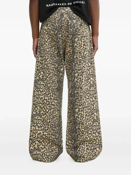 Pantaloni Rhude cu imagine cu model leopard