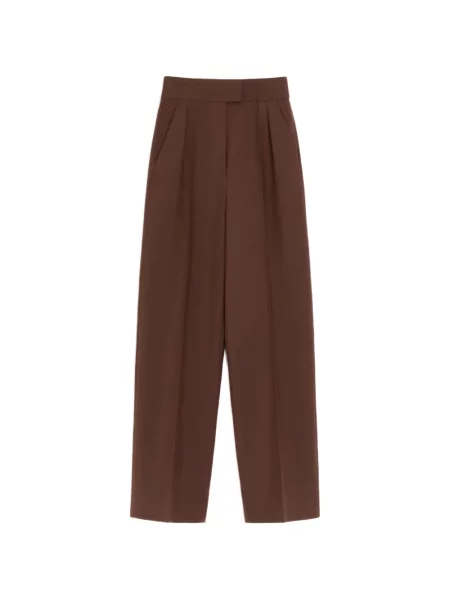 Pantaloni Valentino Garavani de mohair maro