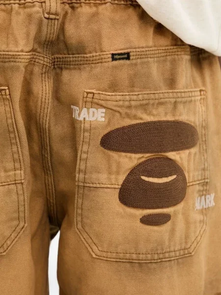 Pantaloni scurți cargo Aape By A Bathing Ape cu broderie