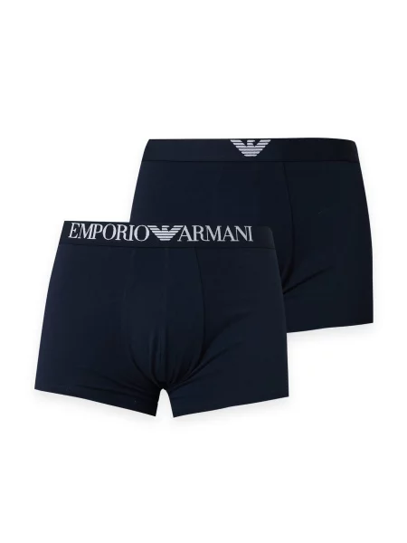 Emporio Armani Boxeri bleumarin alb