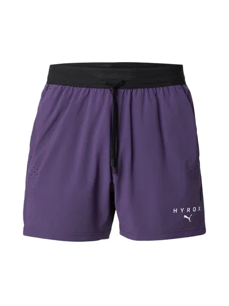 PUMA Pantaloni sport PUMA X HYROX DRYELITE 5 mov prună