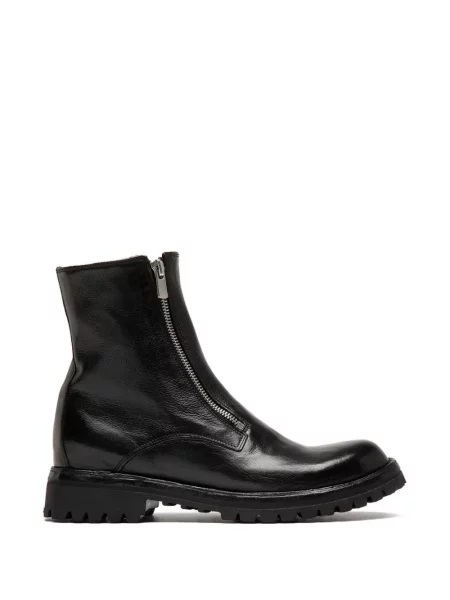 Botine Officine Creative din piele negru