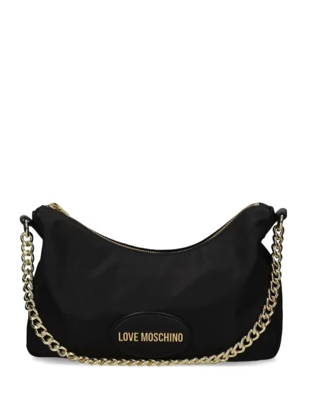 Geantă Love Moschino cu autograf negru
