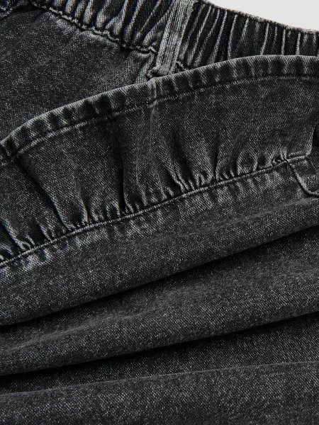 Reserved Джинси super wide leg сірий