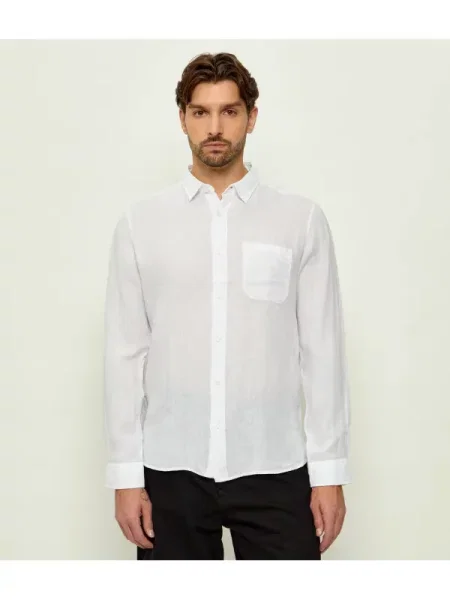 HUGO De in cămașă Ermano | Straight fit alb