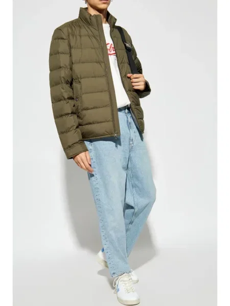 Tričko Woolrich s potiskem bílé