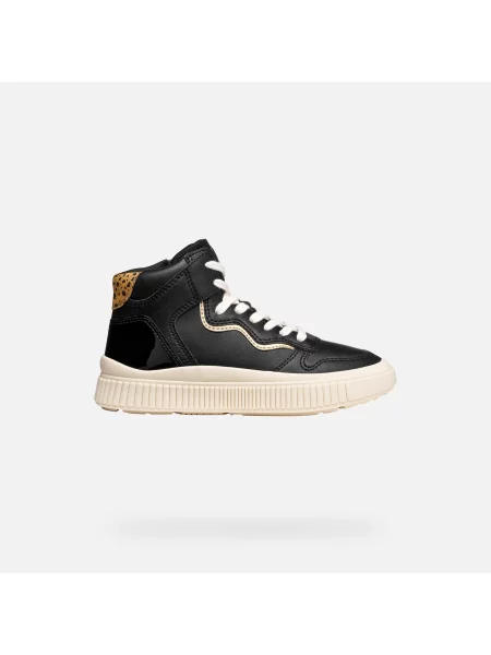 Geox Sneakersy J Laquinny S čierna