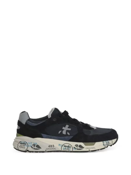 Sneakerși Premiata cu autograf albastru