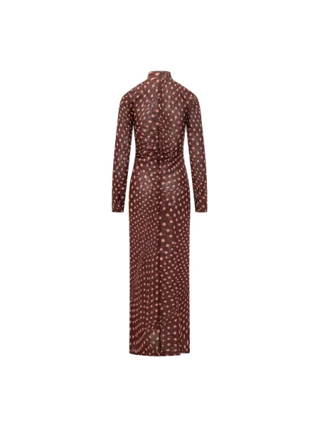 Sukienka maxi Stella Mccartney brązowa