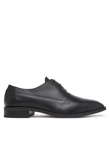 Calvin Klein Pantofi Slim Ess Oxford Lth negru