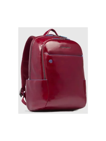 Mała mały torba na laptopa Piquadro skórzana czerwona