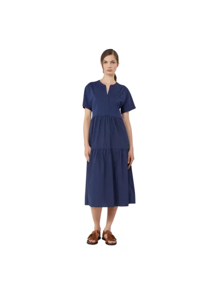 Sukienka midi Weekend Max Mara niebieska