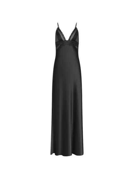 Rochie maxi L'agence din dantelă negru