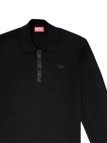 Pulover Diesel cu broderie negru