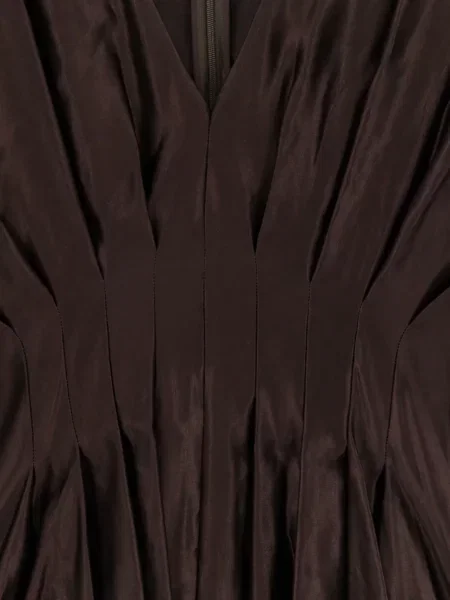 Rochie maxi Joseph cu decolteu în V maro