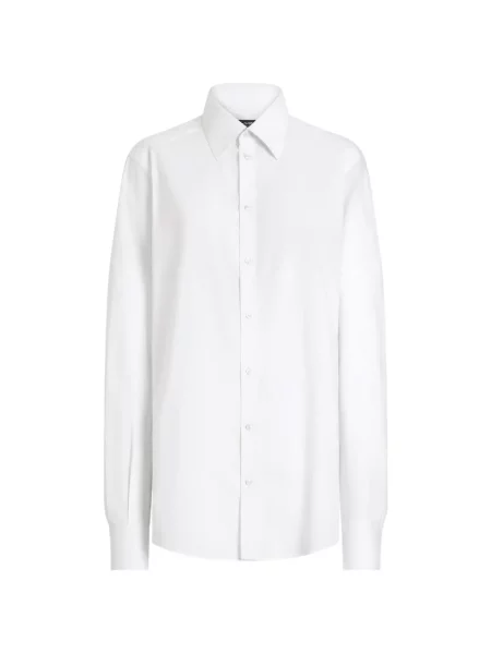 Cămașă Dolce & Gabbana din poplin alb