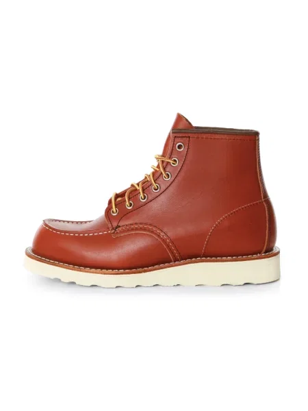 Botki Red Wing Shoes skórzane czerwone