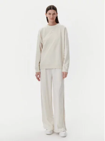 Puma Teplákové kalhoty Ess Wide Leg béžová