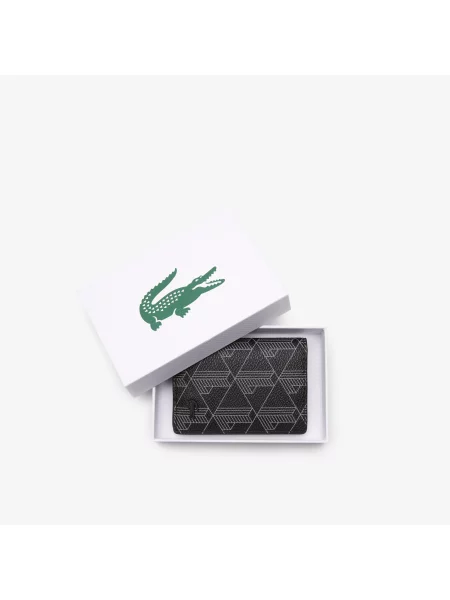 Lacoste Pionowe Etui Na Karty Blend czarny