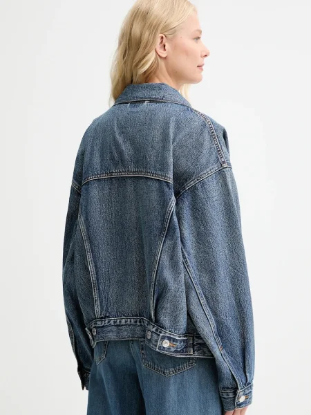 Levi's geacă jeans de tranziție oversize albastru