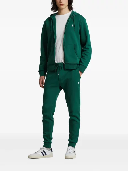 Tricou polo Polo Ralph Lauren cu dungi cu două rânduri de nasturi cu aplicații negru