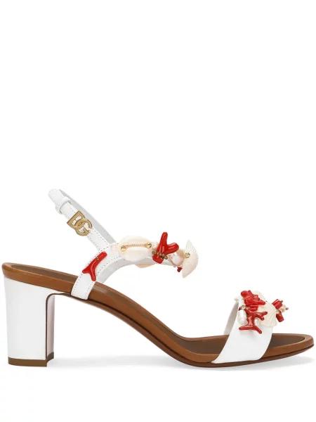 Sandale Dolce & Gabbana alb