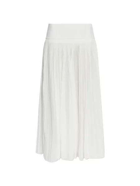 Maxi spódnica plisowana Róhe biała