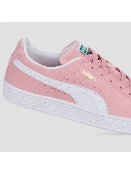 Pantofi Puma din piele de căprioară clasici roz