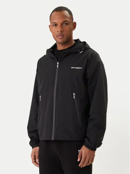 KARL LAGERFELD Prehodna jakna črna