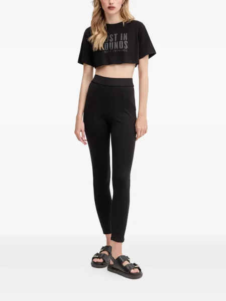 Decupat tricou Armani Exchange negru