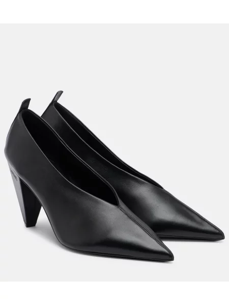 Pantofi cu toc Loewe din piele negru