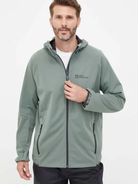 Jack Wolfskin Μπουφάν Feldberg Hoody πράσινο