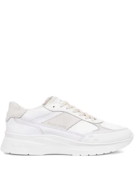 Sneakerși Filling Pieces cu platformă alb