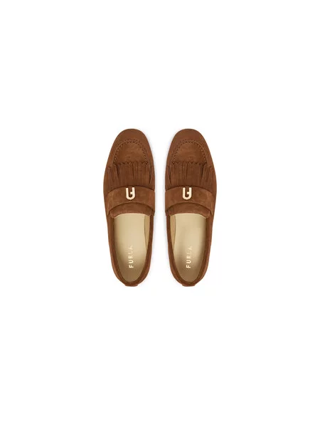 Loaferice Furla Heritage PT smeđa