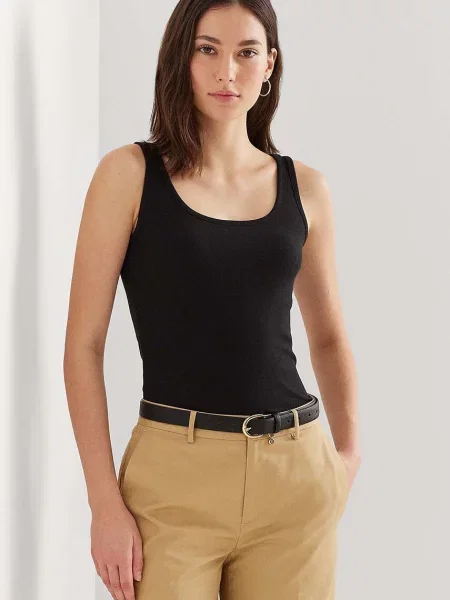 Топ Lauren Ralph Lauren дамски черно