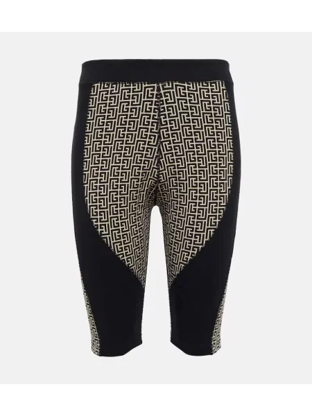 Pantaloni scurți de sport Balmain cu talie înaltă