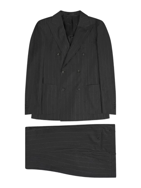 Costum Tagliatore cu două rânduri de nasturi gri