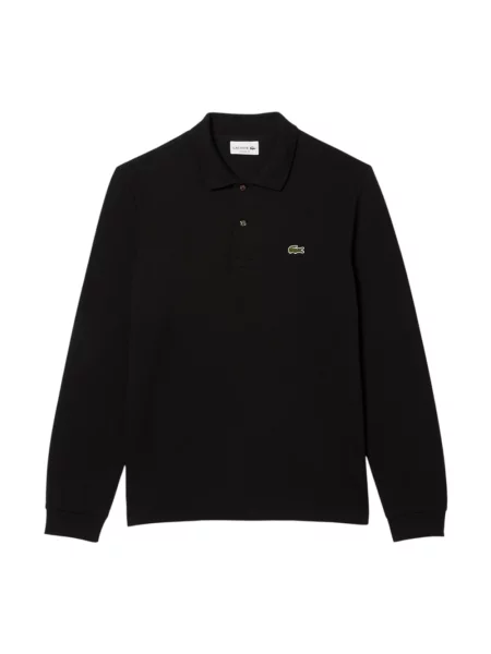 Lacoste longsleeve gładki czarny