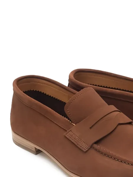 Σκαρπινια Loja Das Meias σουέντ slip-on καφέ