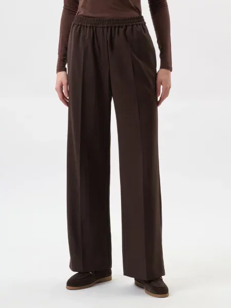 Брюки Weekend Max Mara коричневые