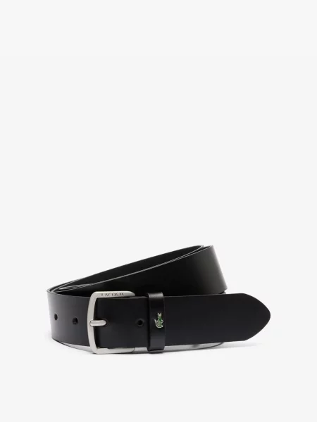 Ремінь Lacoste чорний