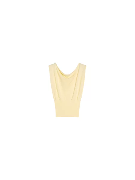 Bershka Tricou BASBER pastel galben