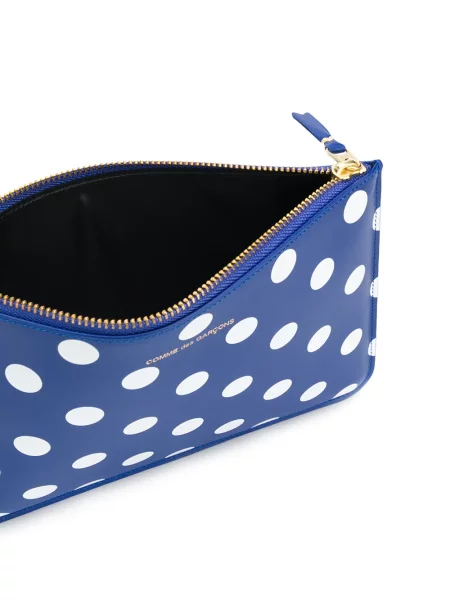 Portfel Comme Des Garçons Wallet niebieski