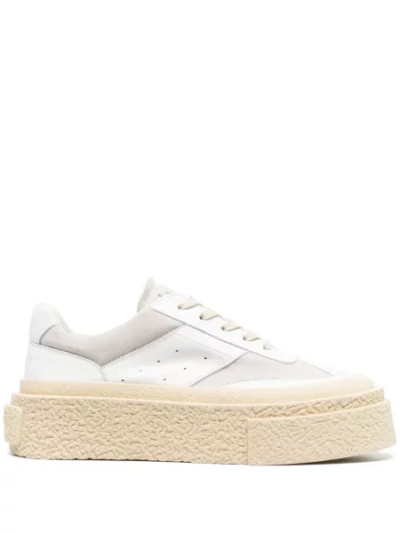 Sneakerși Mm6 Maison Margiela din piele alb