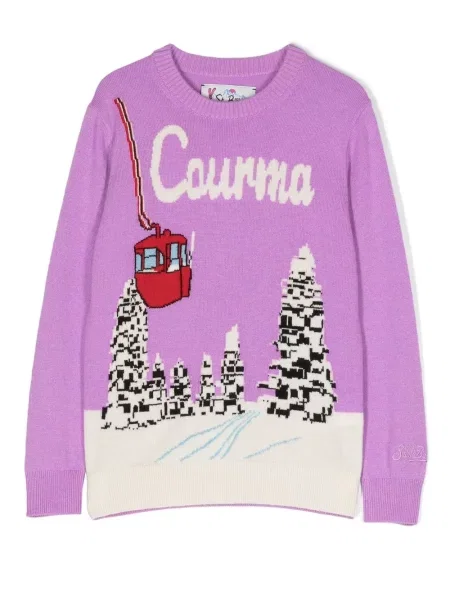 Sweter dziecięcy Mc2 Saint Barth fioletowy
